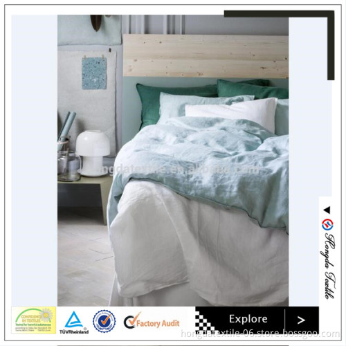 100% stone washed French linen/flax bedsheets/bedding sets